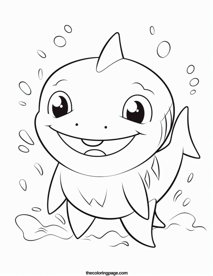 25 Baby Shark Coloring Pages - Free Download - TheColoringPage