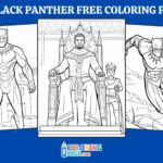 25 Black Panther Coloring Pages for kids