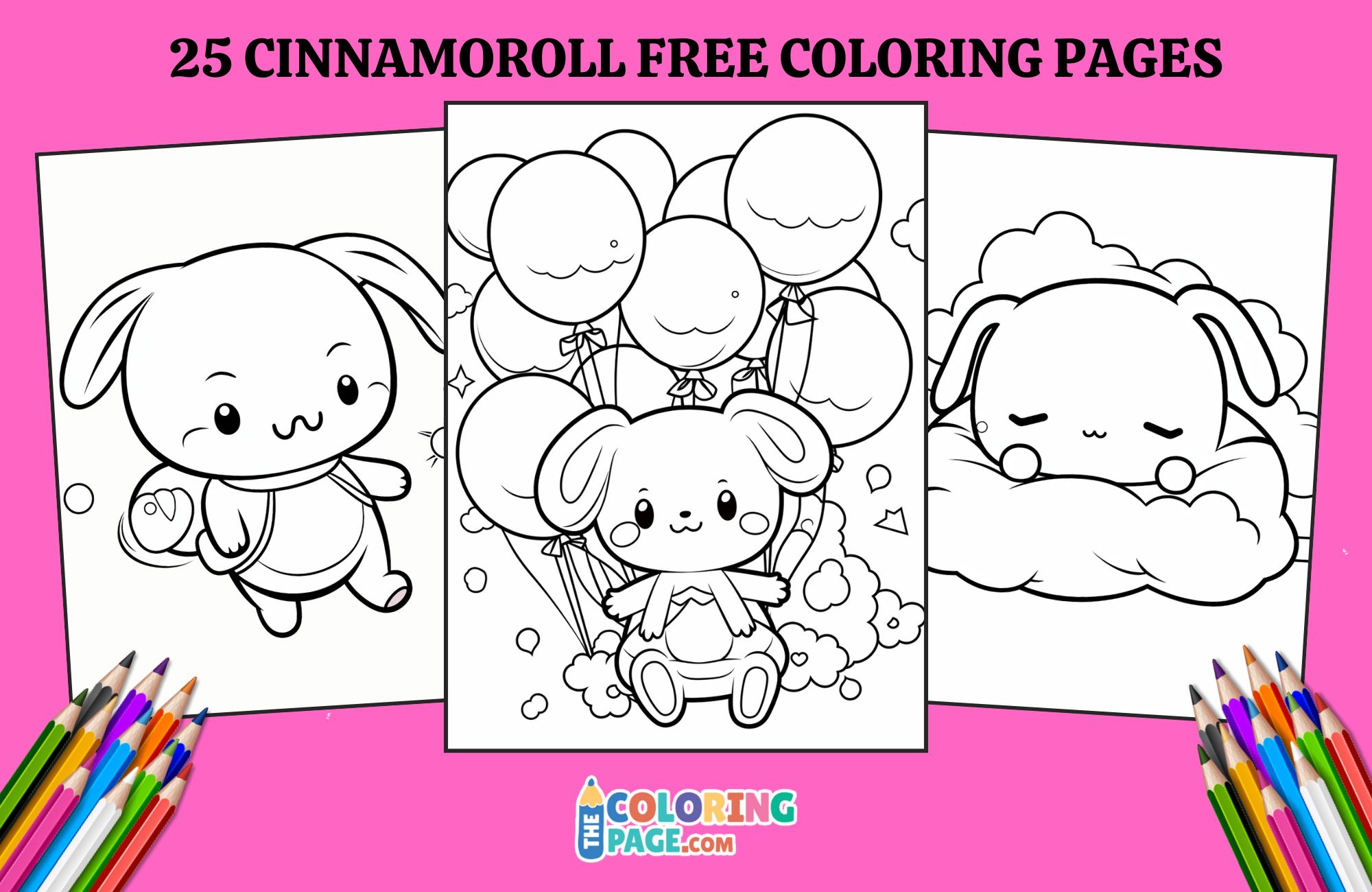 25 Cinnamoroll Coloring Pages for kids