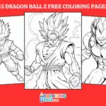25 Dragon ball Z Coloring Pages for kids