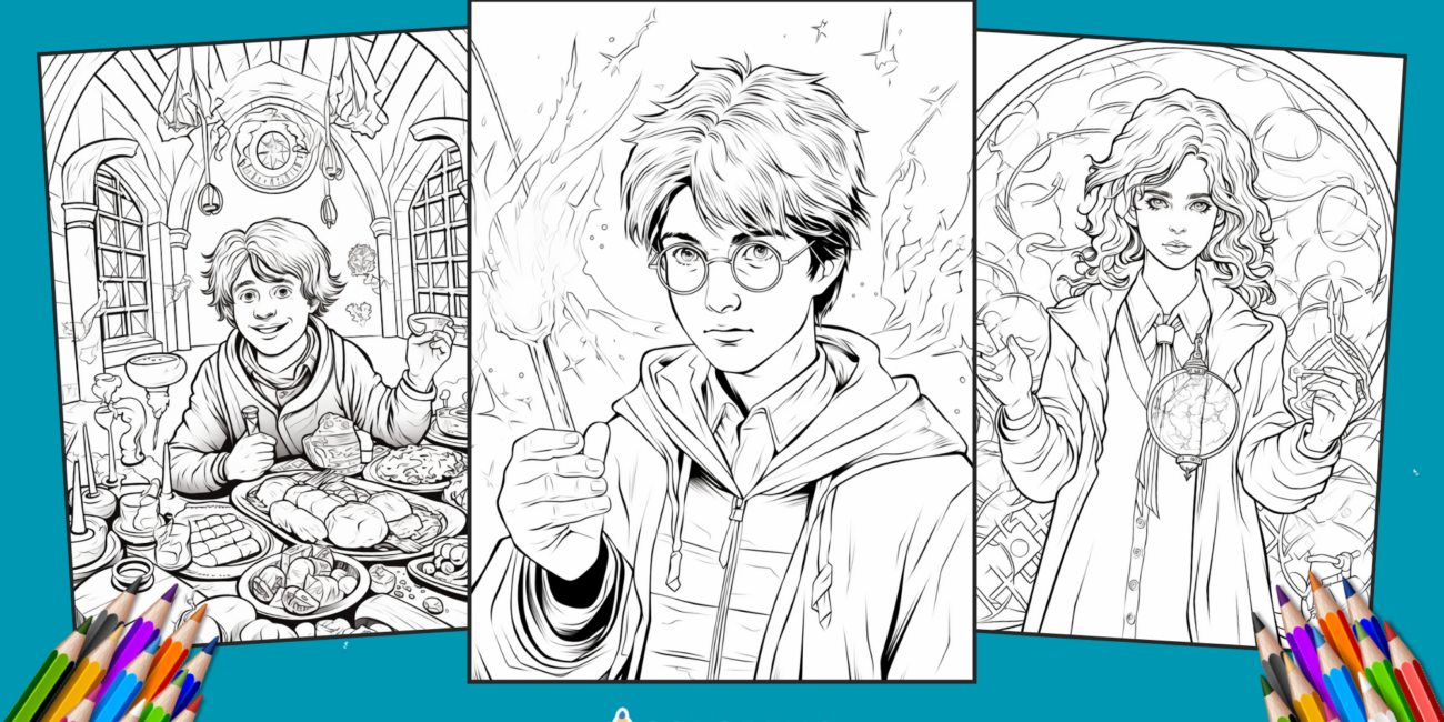 25 Harry Potter Coloring Pages for kids