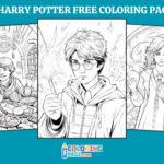 25 Harry Potter Coloring Pages for kids