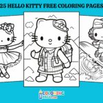 25 Hello Kitty Coloring Pages for kids