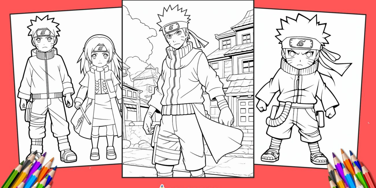 25 Naruto Coloring Pages for kids - Free Download - TheColoringPage