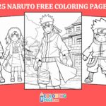 25 Naruto Coloring Pages for kids