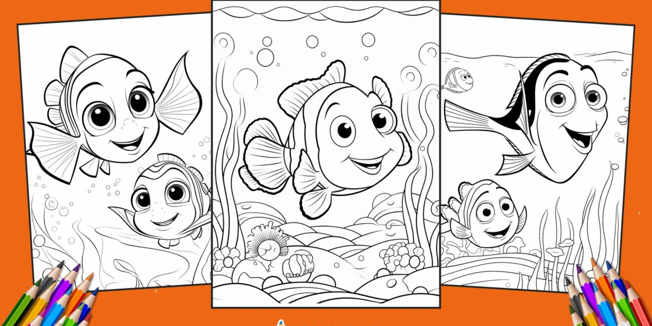 30 Finding Nemo Coloring Pages for kids