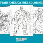 30 Free Captain America Coloring Pages for kids