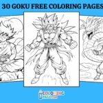 30 Goku Coloring Pages for kids