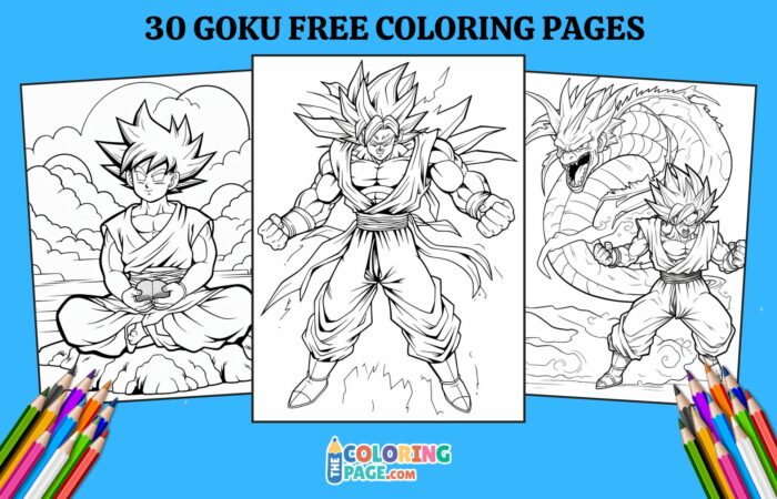 30 Goku Coloring Pages for kids