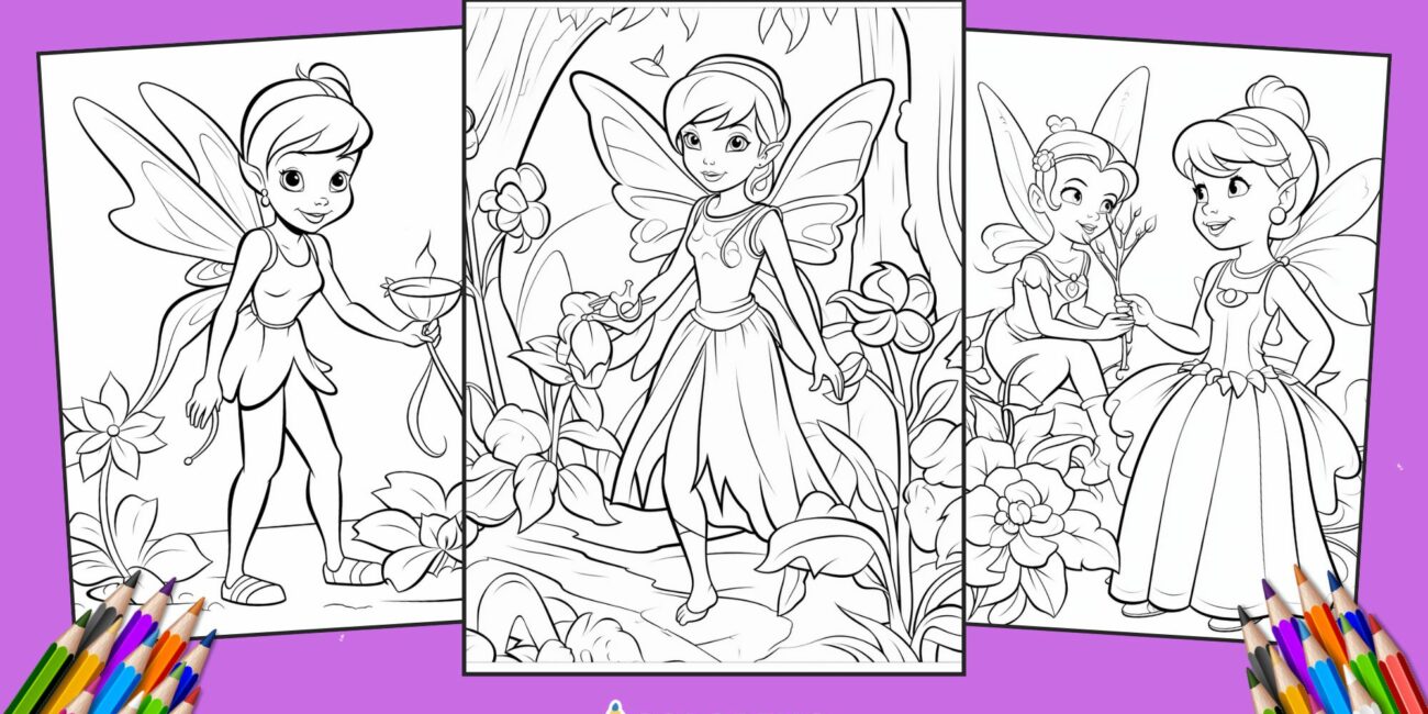 30 Tinker Bell Coloring Pages for kids