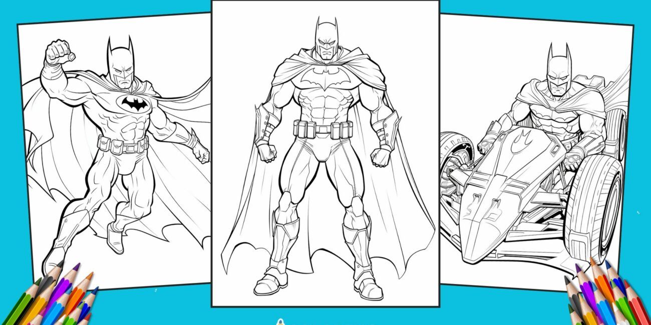 40 Batman Coloring Pages for kids