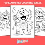40 Elmo Coloring Pages for kids