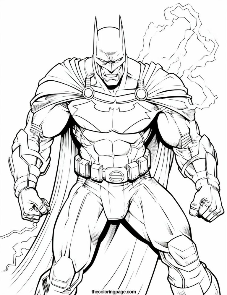 40 Batman Coloring Pages for kids - Free Download - TheColoringPage