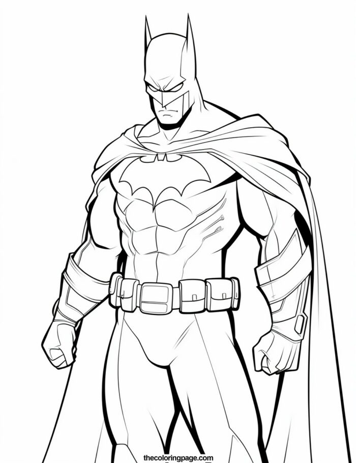 40 Batman Coloring Pages for kids - Free Download - TheColoringPage