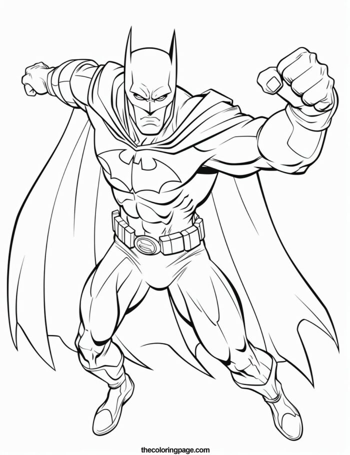 40 Batman Coloring Pages for kids - Free Download - TheColoringPage