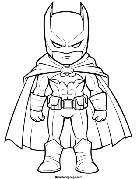 40 Batman Coloring Pages for kids - Free Download - TheColoringPage