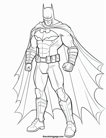 40 Batman Coloring Pages for kids - Free Download - TheColoringPage