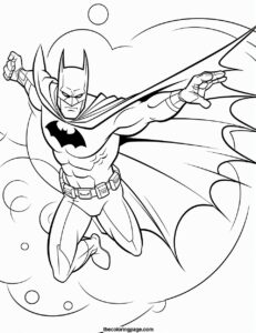 40 Batman Coloring Pages for kids - Free Download - TheColoringPage