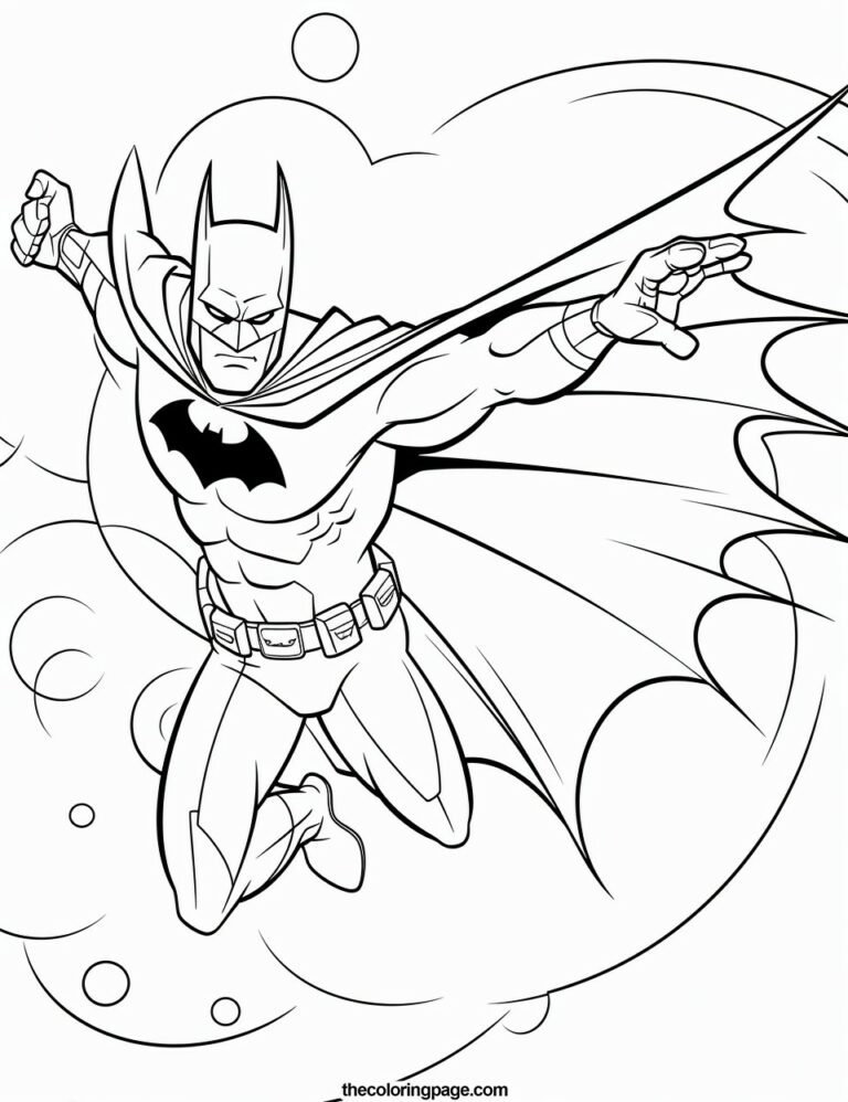 40 Batman Coloring Pages for kids - Free Download - TheColoringPage