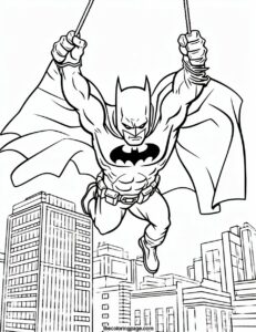 40 Batman Coloring Pages For Kids - Free Download - Thecoloringpage