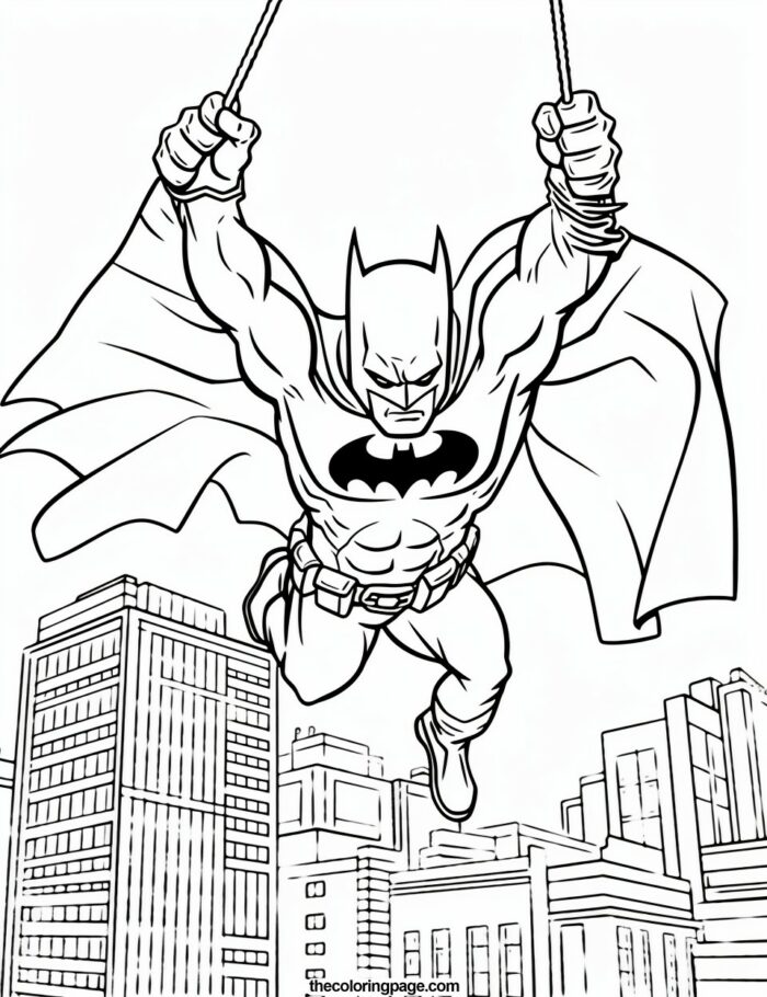 40 Batman Coloring Pages for kids - Free Download - TheColoringPage