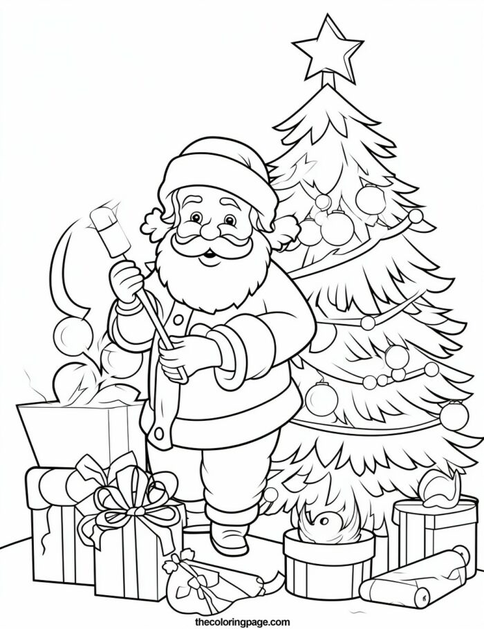 50 Free Santa Claus Coloring Pages - Perfect for Kids’ Creative Time ...