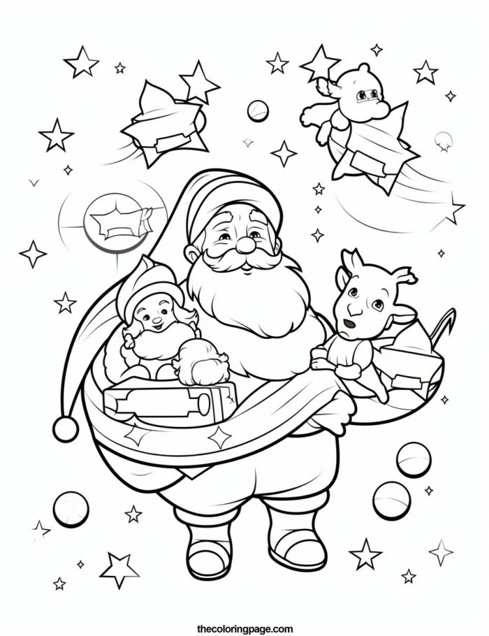 50 Free Santa Claus Coloring Pages - Perfect for Kids’ Creative Time ...