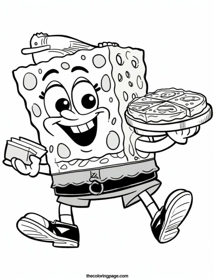 25 Free SpongeBob Coloring Pages for kids - Free Download - TheColoringPage