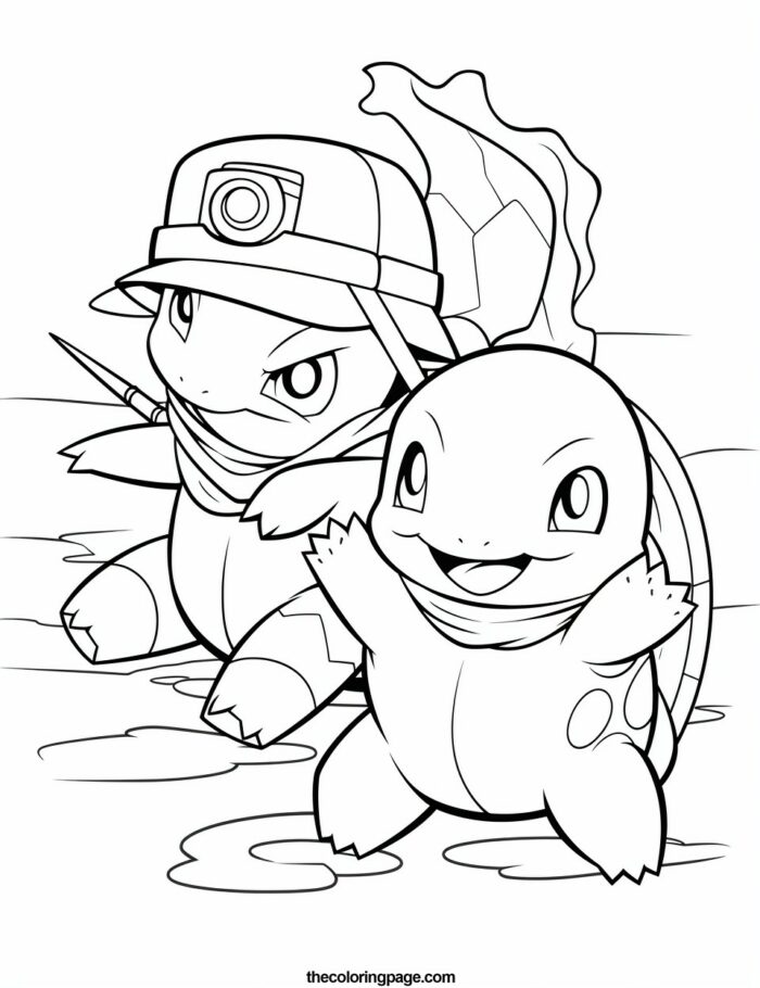 40 Free Squirtle Coloring Pages for kids - Free & Easy Download