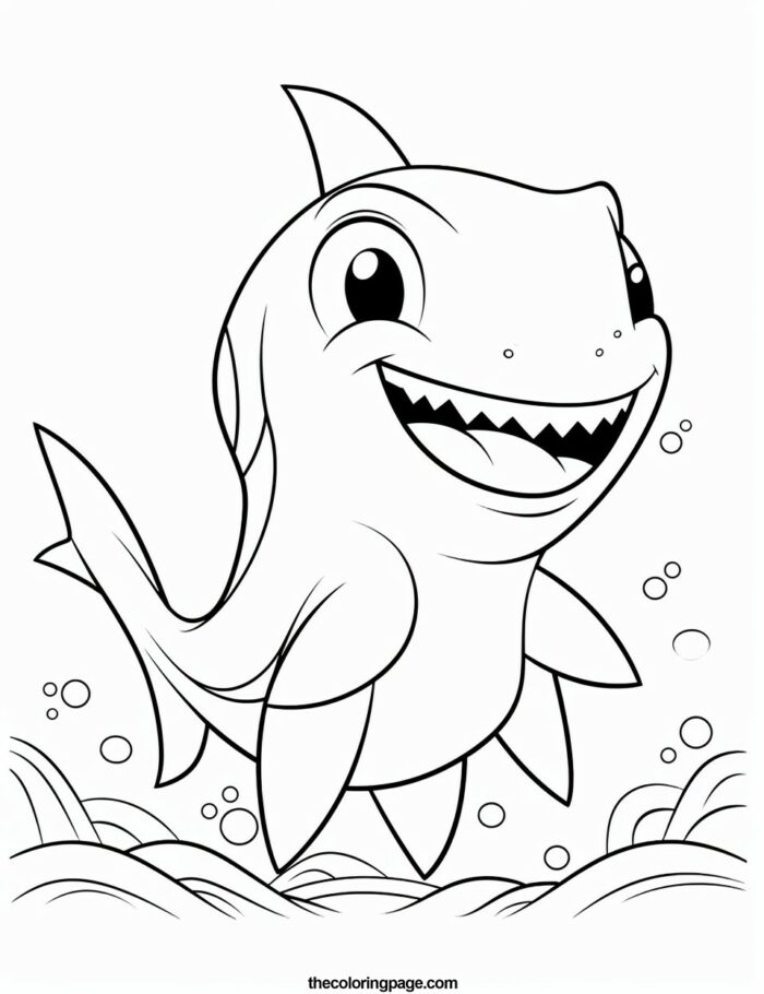 25 Baby Shark Coloring Pages - Free Download - TheColoringPage