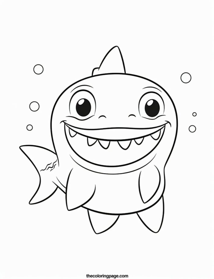 25 Baby Shark Coloring Pages - Free Download - TheColoringPage