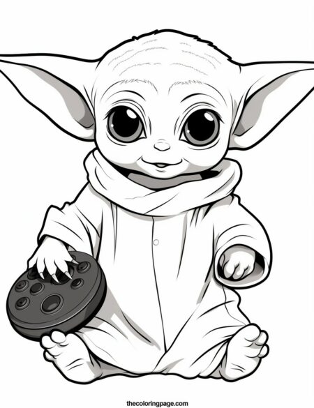 25 Baby Yoda Coloring Pages for kids - Free Download - TheColoringPage