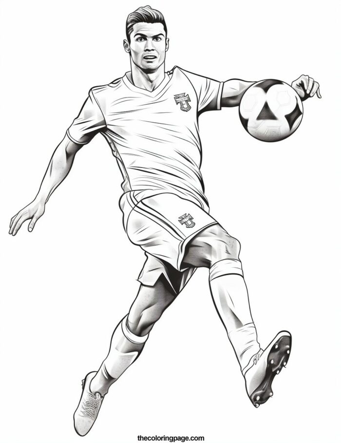 10 Cristiano Ronaldo Coloring Pages Every Fan Should Try