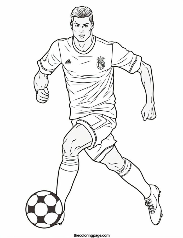 25 Free Cristiano Ronaldo Coloring Pages for kids - Free Download ...