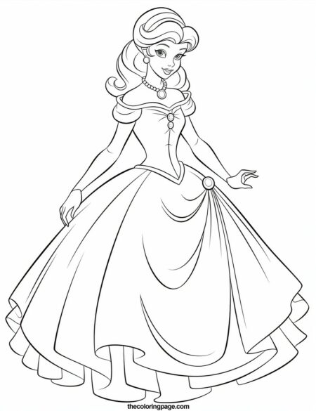 30 Free Disney Princess Coloring Pages - Perfect for Kids' Creative ...