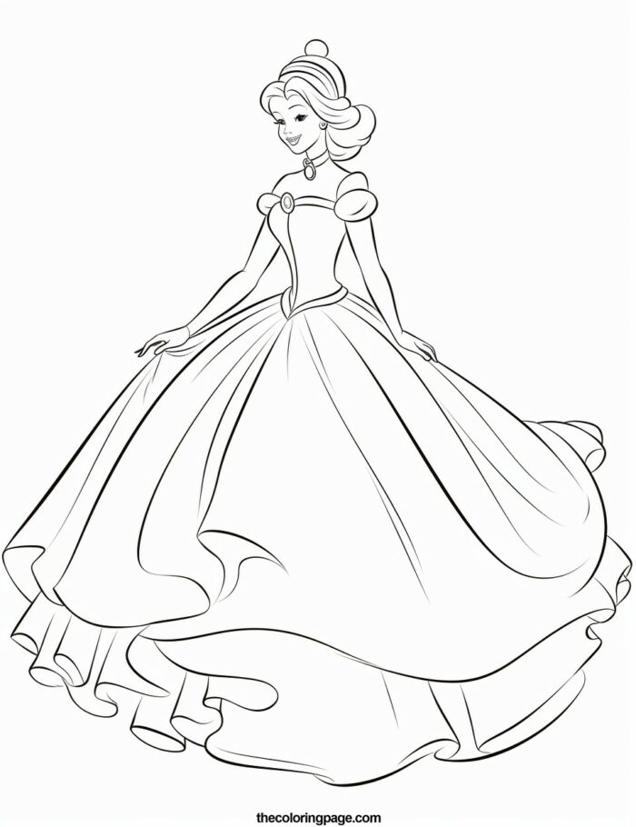 30 Free Disney Princess Coloring Pages - Perfect for Kids' Creative ...