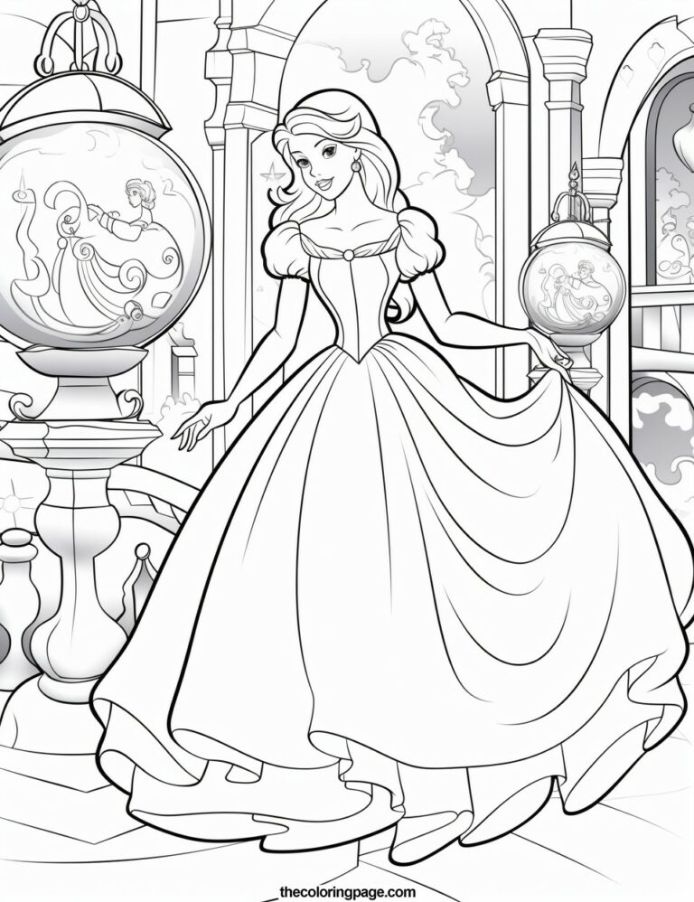 30 Free Disney Princess Coloring Pages - Perfect for Kids' Creative ...