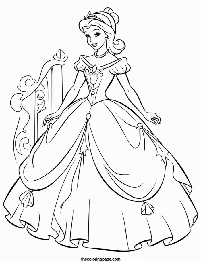 30 Free Disney Princess Coloring Pages - Perfect for Kids' Creative ...