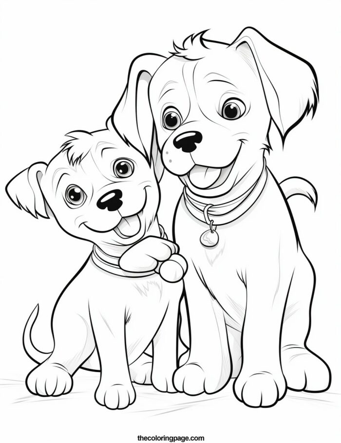 40 Free Dogs Coloring Pages for kids - Free & Easy Download ...