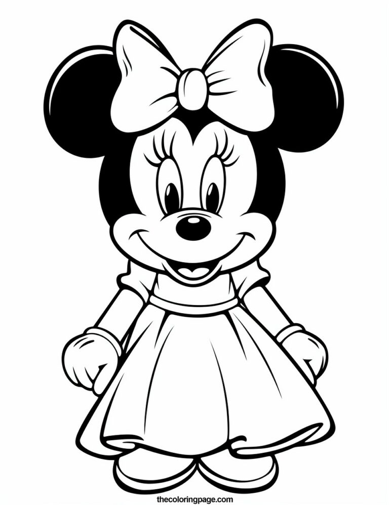 40 Free Minnie Mouse Coloring Pages - A Kid's Coloring Paradise ...