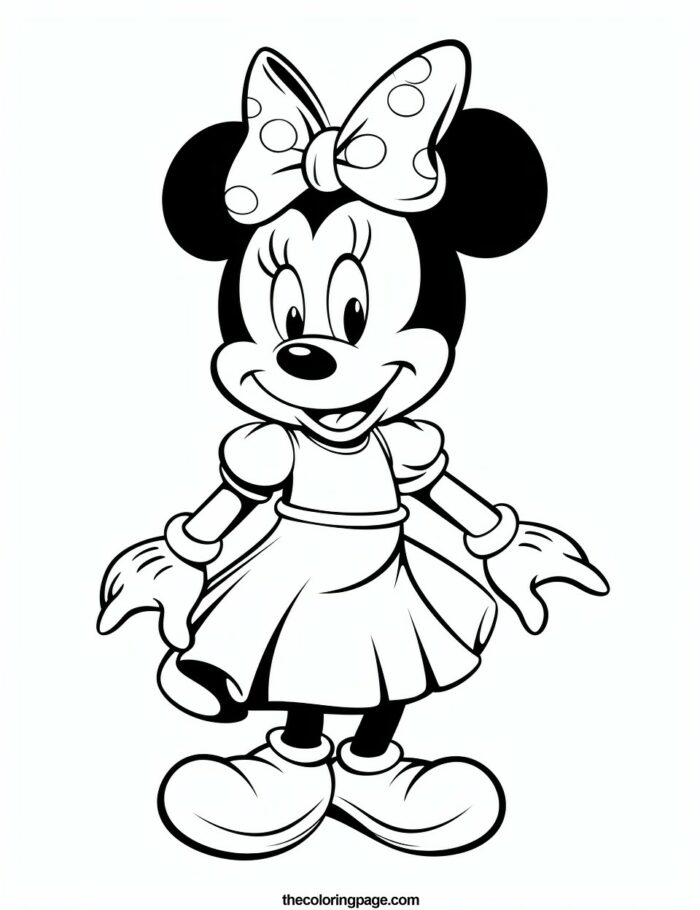 40 Free Minnie Mouse Coloring Pages - A Kid's Coloring Paradise ...