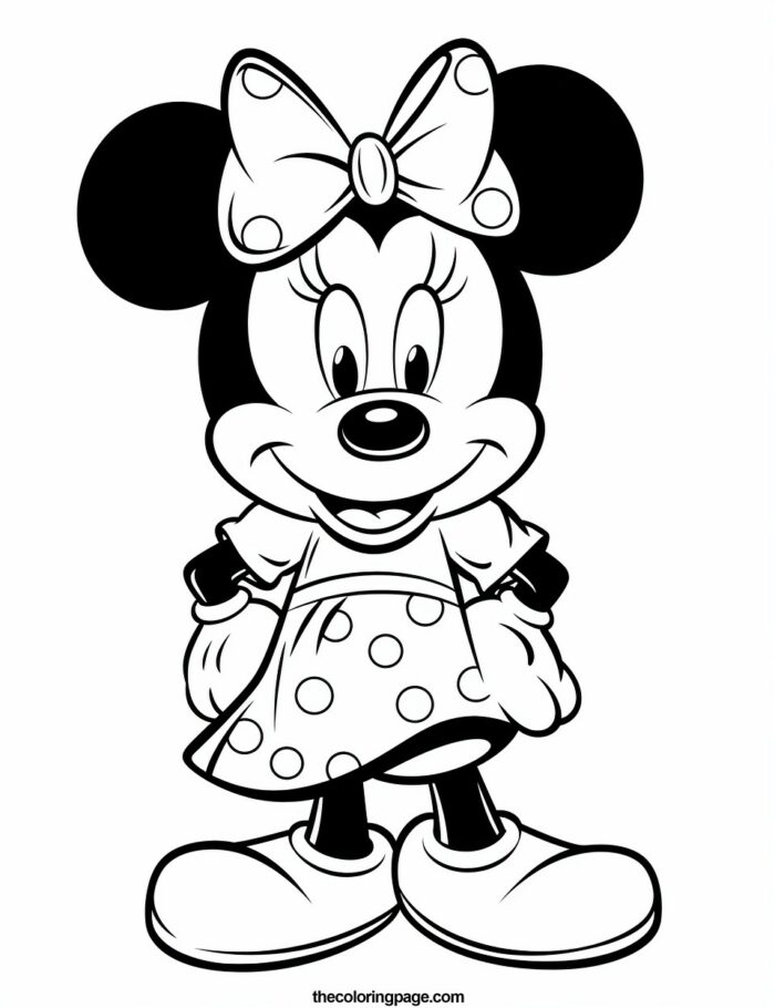 40 Free Minnie Mouse Coloring Pages - A Kid's Coloring Paradise ...