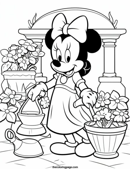 40 Free Minnie Mouse Coloring Pages - A Kid's Coloring Paradise ...