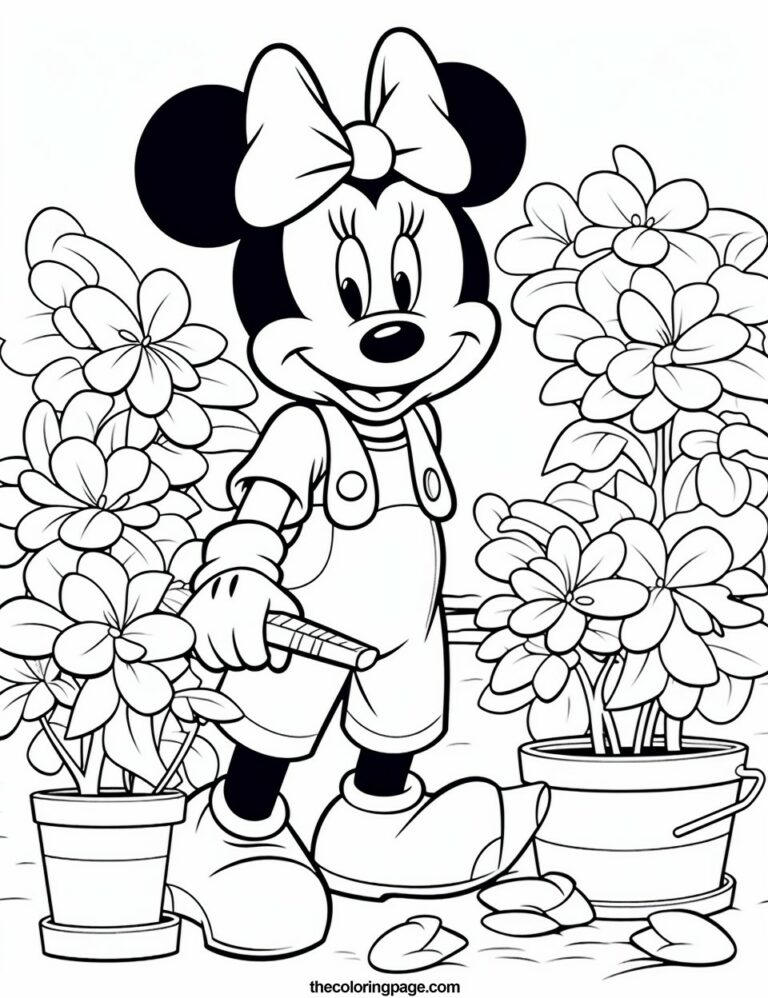 40 Free Minnie Mouse Coloring Pages - A Kid's Coloring Paradise ...