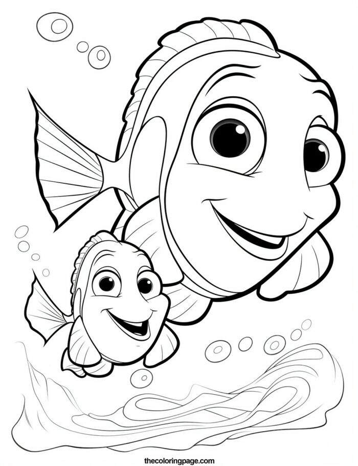 30 Free Finding Nemo Coloring Pages For Kids - Free Download 