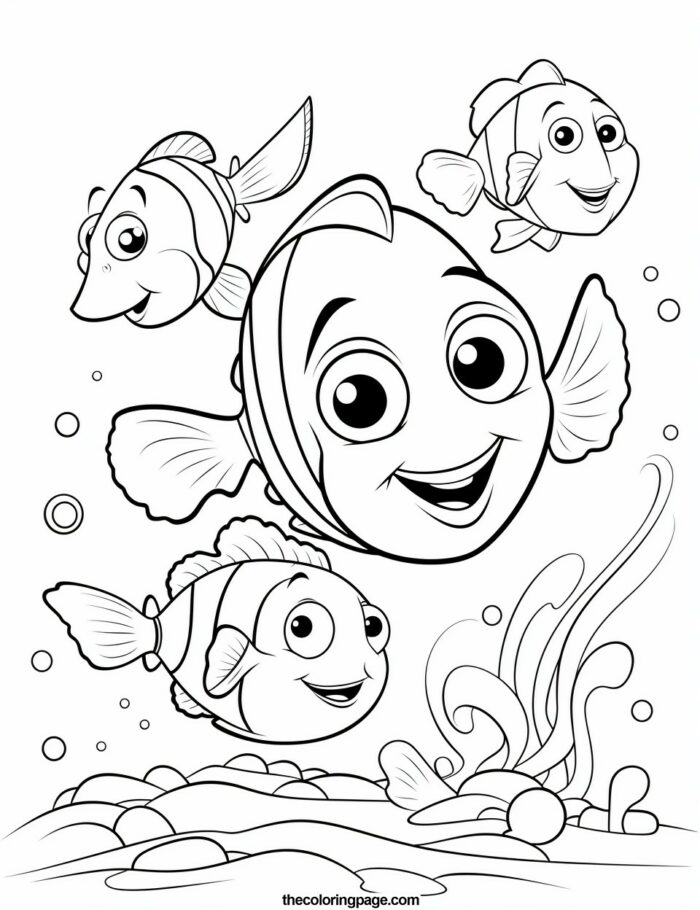 30 Free Finding Nemo Coloring Pages for kids - Free Download ...