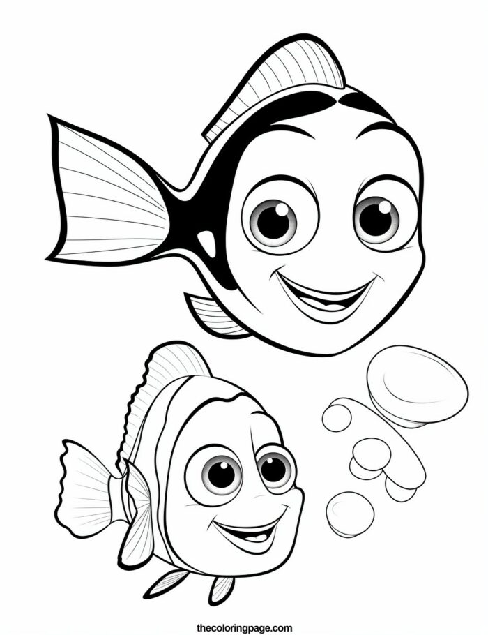 30 Free Finding Nemo Coloring Pages for kids - Free Download ...