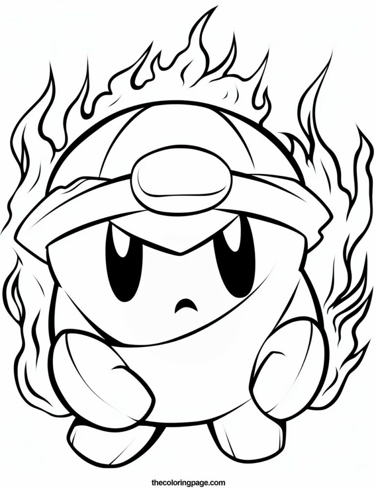 25 Kirby Coloring Pages for kids - Free Download - TheColoringPage