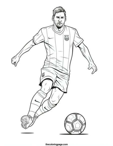 25 Free Lionel Messi Coloring Pages for kids - Free Download ...