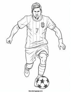 25 Free Lionel Messi Coloring Pages for kids - Free Download ...